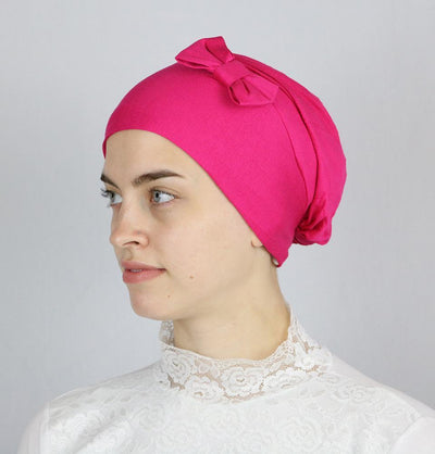 Instant Jersey Turban Hijab B0005 Hot Pink