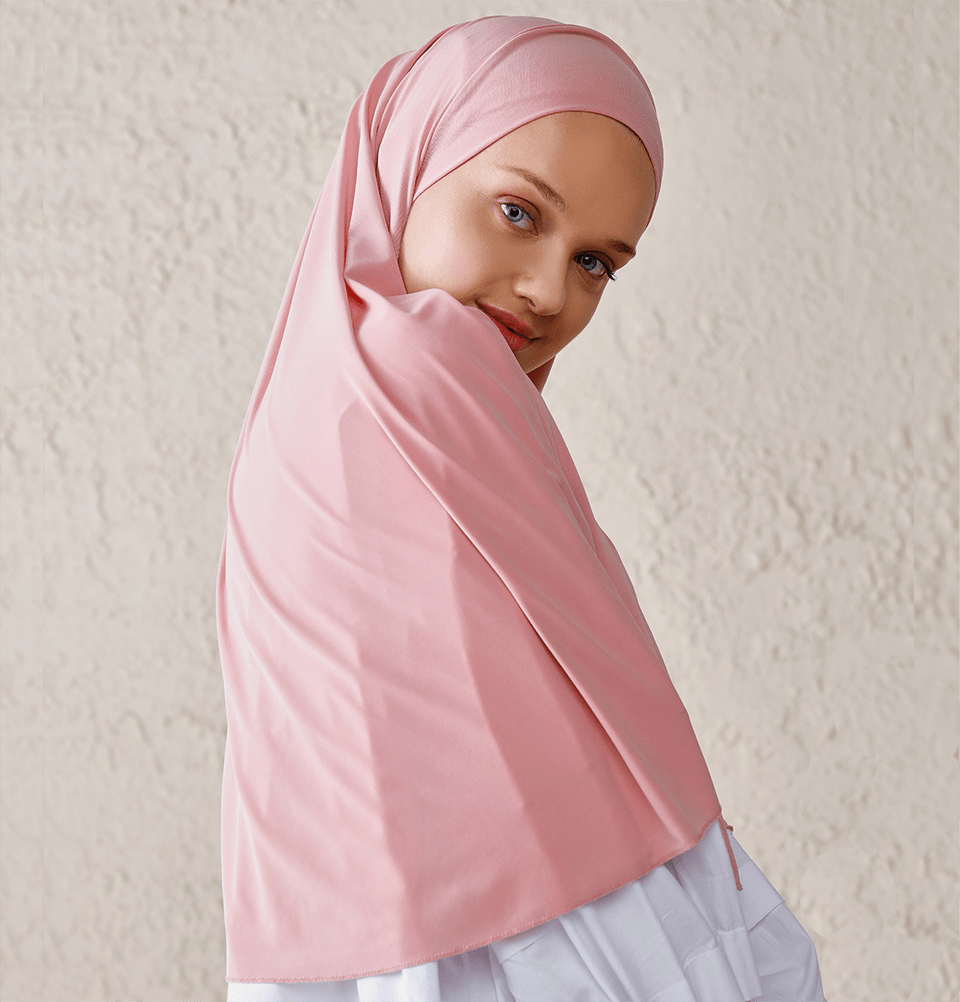Muslim Women One Piece Hijab Prayer Burka Headscarf Ruffles - Foto 5