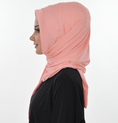 Practical Instant Jersey Hijab Shawl Powder