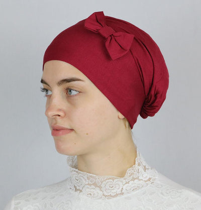 Instant Jersey Turban Hijab B0005 Red