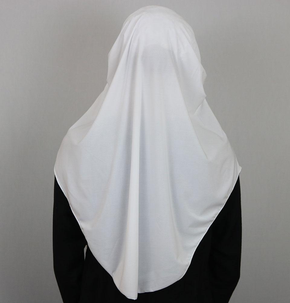 Modefa Long One Piece Instant Practical Hijab – White