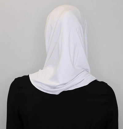 Practical Instant Jersey Wrap Hijab BT1 White