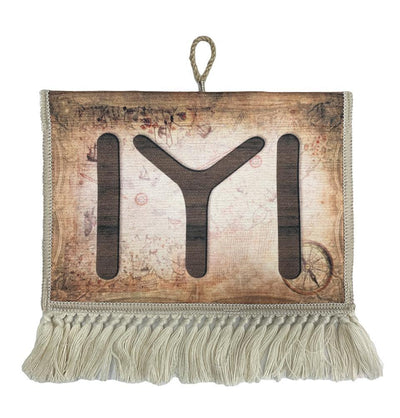 Ertugrul Kayi Tribe IYI Wall Flag 11.75x11in