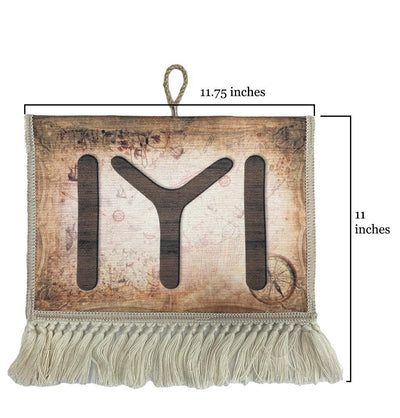 Ertugrul Kayi Tribe IYI Wall Flag 11.75x11in