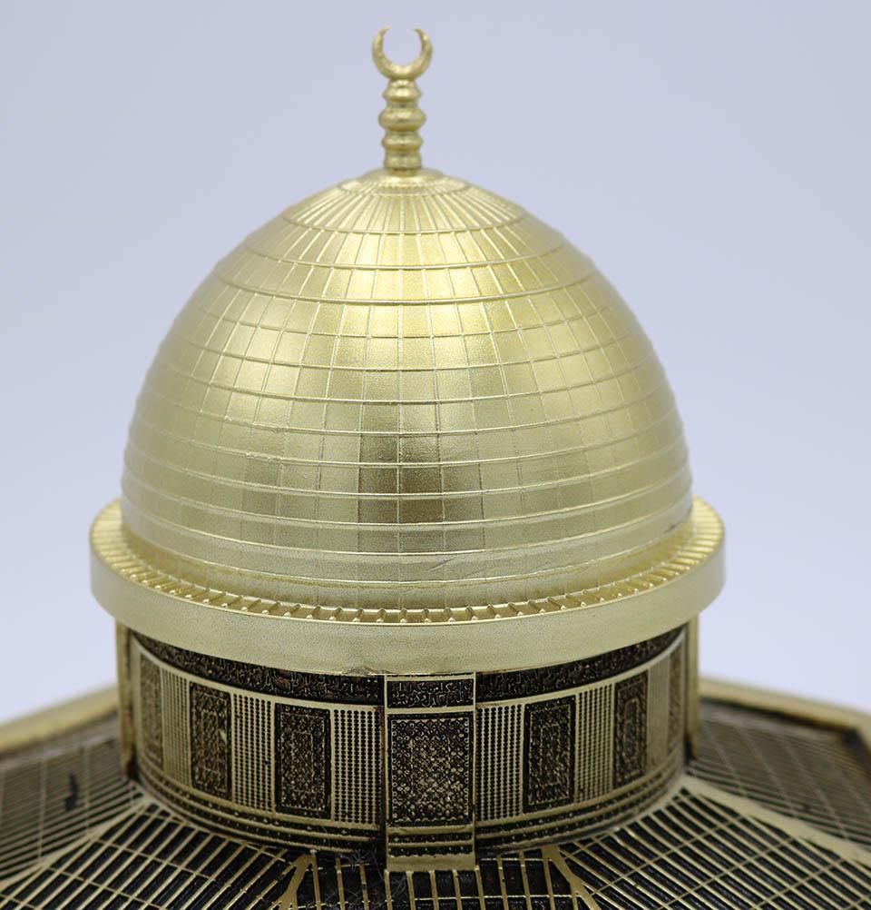 Islamic Table Decor Al Aqsa Dome of the Rock Replica - Gold