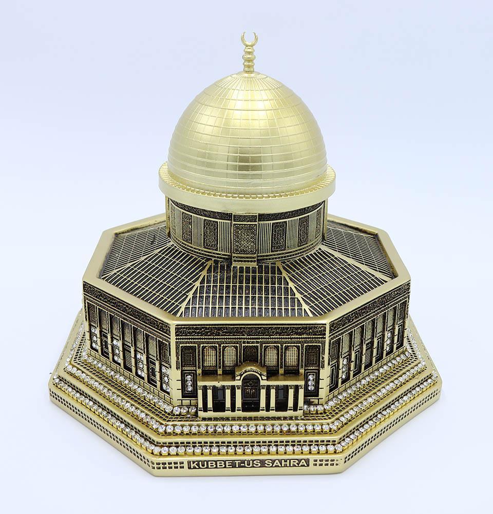 Islamic Table Decor Al Aqsa Dome of the Rock Replica - Gold