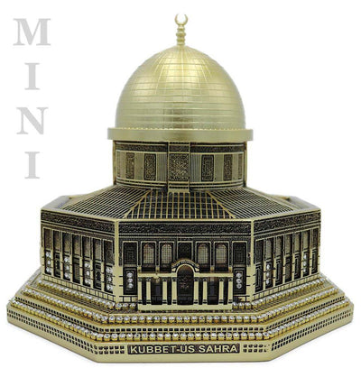 Modefa Islamic Decor Gold Islamic Table Decor | Al Aqsa Dome of the Rock Replica - Mini