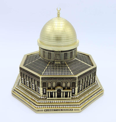 Modefa Islamic Decor Gold Islamic Table Decor | Al Aqsa Dome of the Rock Replica - Mini