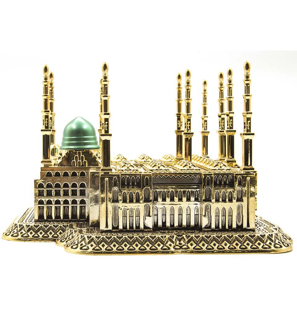 Modefa Islamic Decor Gold Islamic Table Decor Al-Masjid an-Nabawi Replica Gold #105