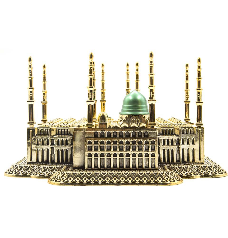 Modefa Islamic Decor Gold Islamic Table Decor Al-Masjid an-Nabawi Replica Gold #105