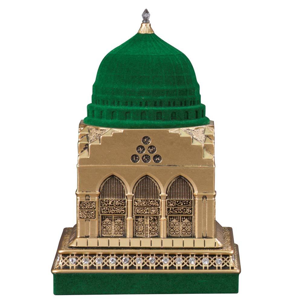 Islamic Table Decor Al Masjid an Nabawi Medine Replica - Gold