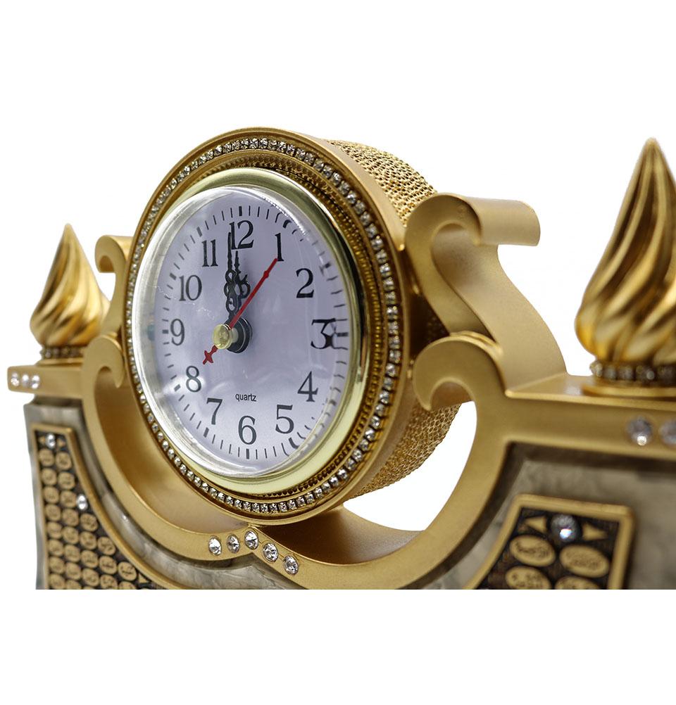 Islamic Table Decor Clock with 99 Names of Allah 3511