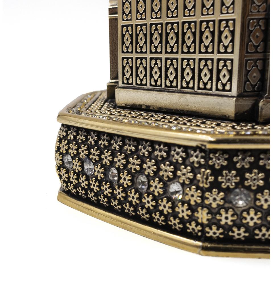 Modefa Islamic Decor Gold Islamic Table Decor | Dome of the Rock at Al Aqsa Replica | Small - Gold