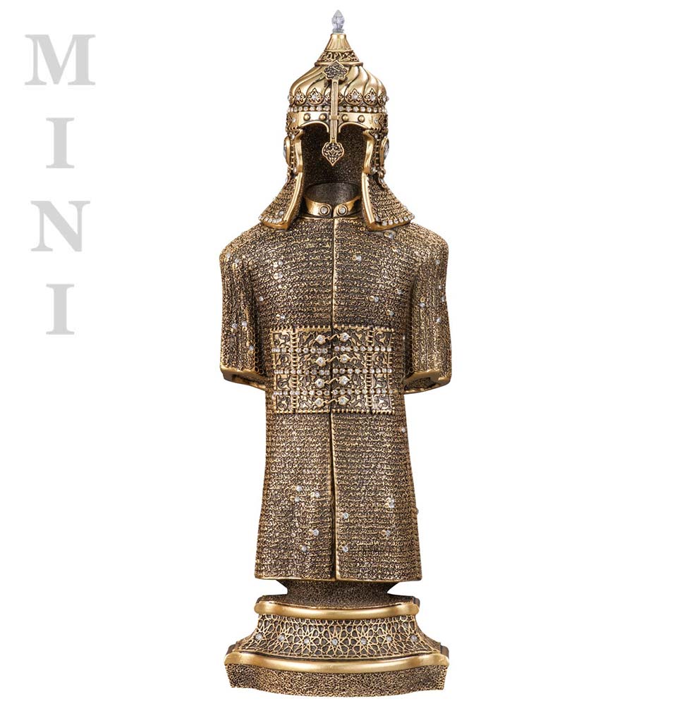 Modefa Islamic Decor Gold Islamic Table Decor | Jawshan Kabir Suit of Armor | Gold 200-2S Mini