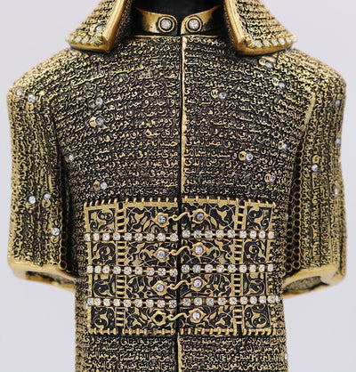 Modefa Islamic Decor Gold Islamic Table Decor | Jawshan Kabir Suit of Armor | Gold 200-2S Mini