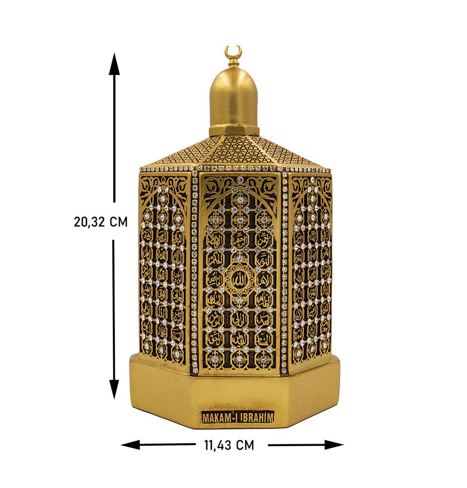 Modefa Islamic Decor Gold Islamic Table Decor | Maqam Ibrahim | Small - Gold S3040