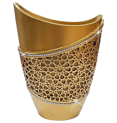 Islamic Table Decor Selcuk Vase - Gold
