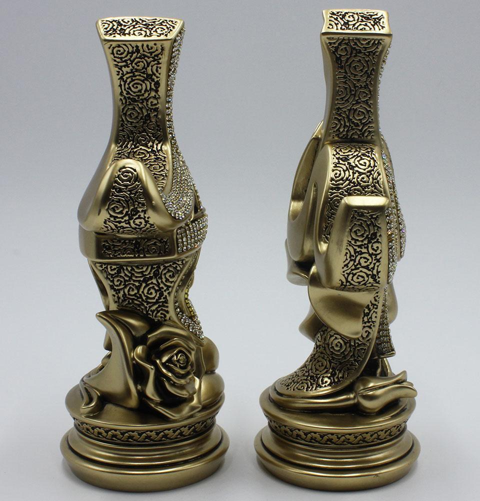 Islamic Table Decor | Lale Gul Tulip & Rose | Copper 240-2C Mini