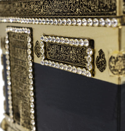 Modefa Islamic Decor Gold Kaba - Large Islamic Table Decor | Kaba Replica S1650 | Large - Gold