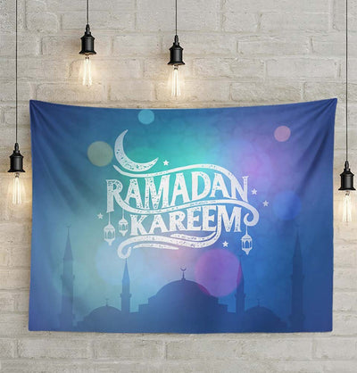 Modefa Islamic Decor Islamic Holiday Decor | Ramadan Kareem Tapestry 51x59in