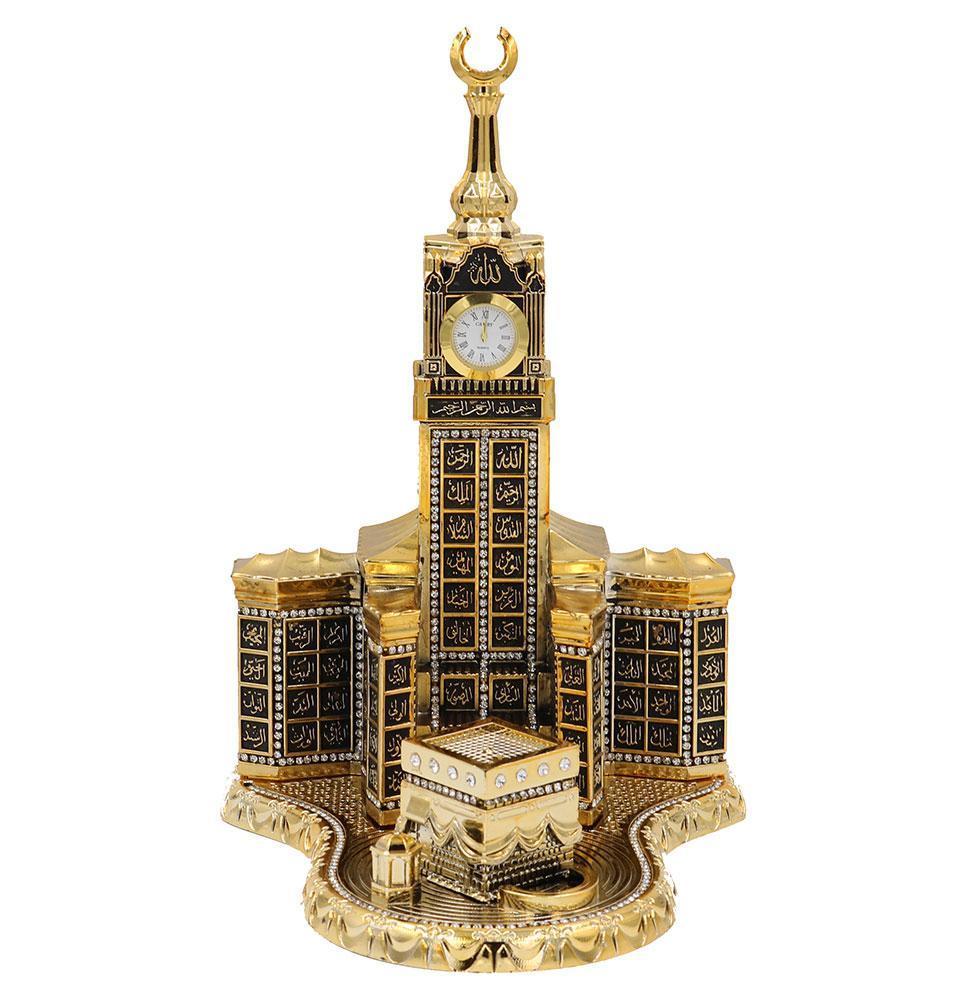 Modefa Islamic Decor Islamic Table Decor 99 Names of Allah Kaba Clock Tower Replica - Small