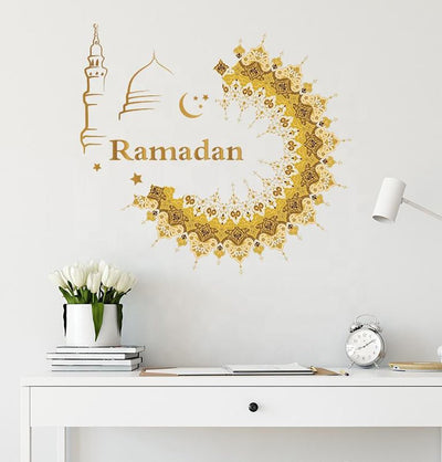 Modefa Islamic Decor Islamic Wall Decal Sticker - Mandala Mosque