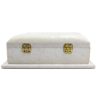 Modefa Islamic Decor Ivory Holy Quran in Keepsake Velvet Gift Case - Ivory #429
