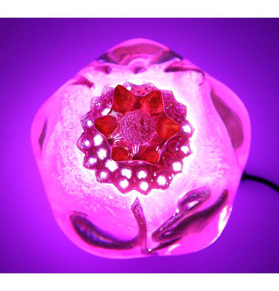 Pomegranate Allah Muhammad Table Lamp - Purple