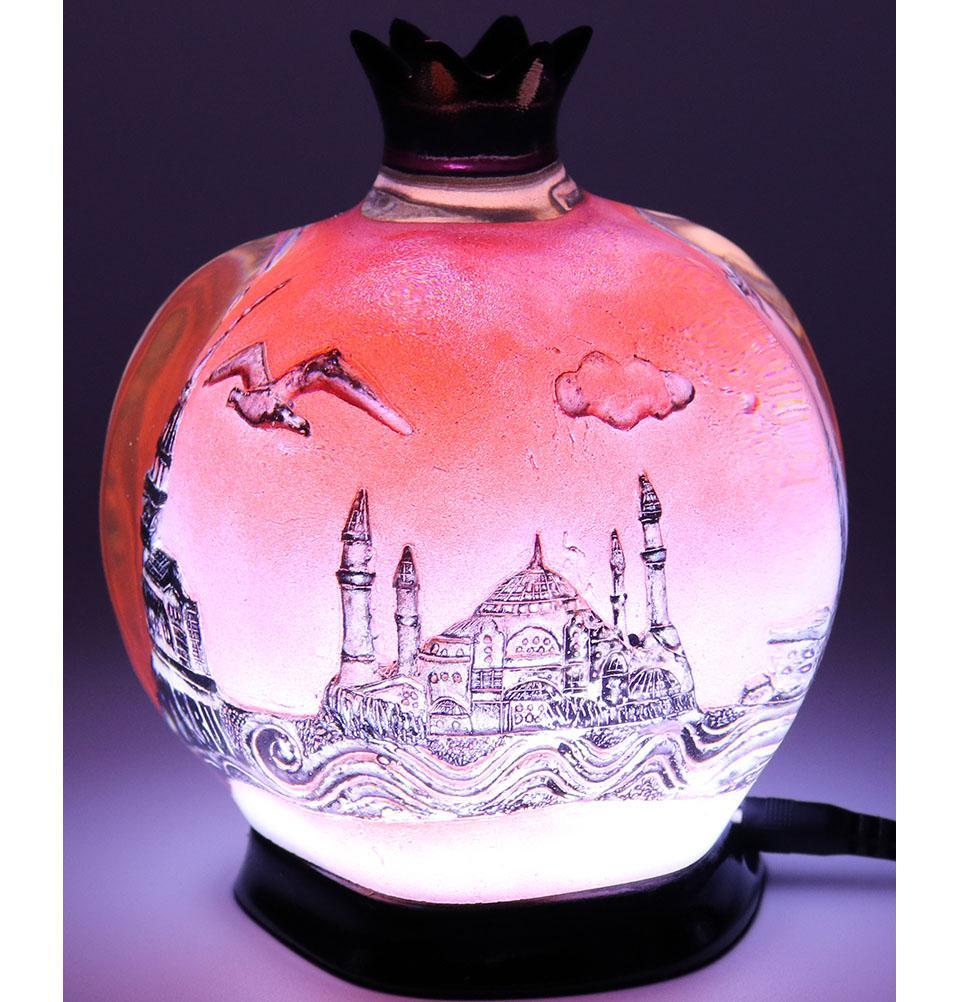 Pomegranate Istanbul Table Lamp - Red