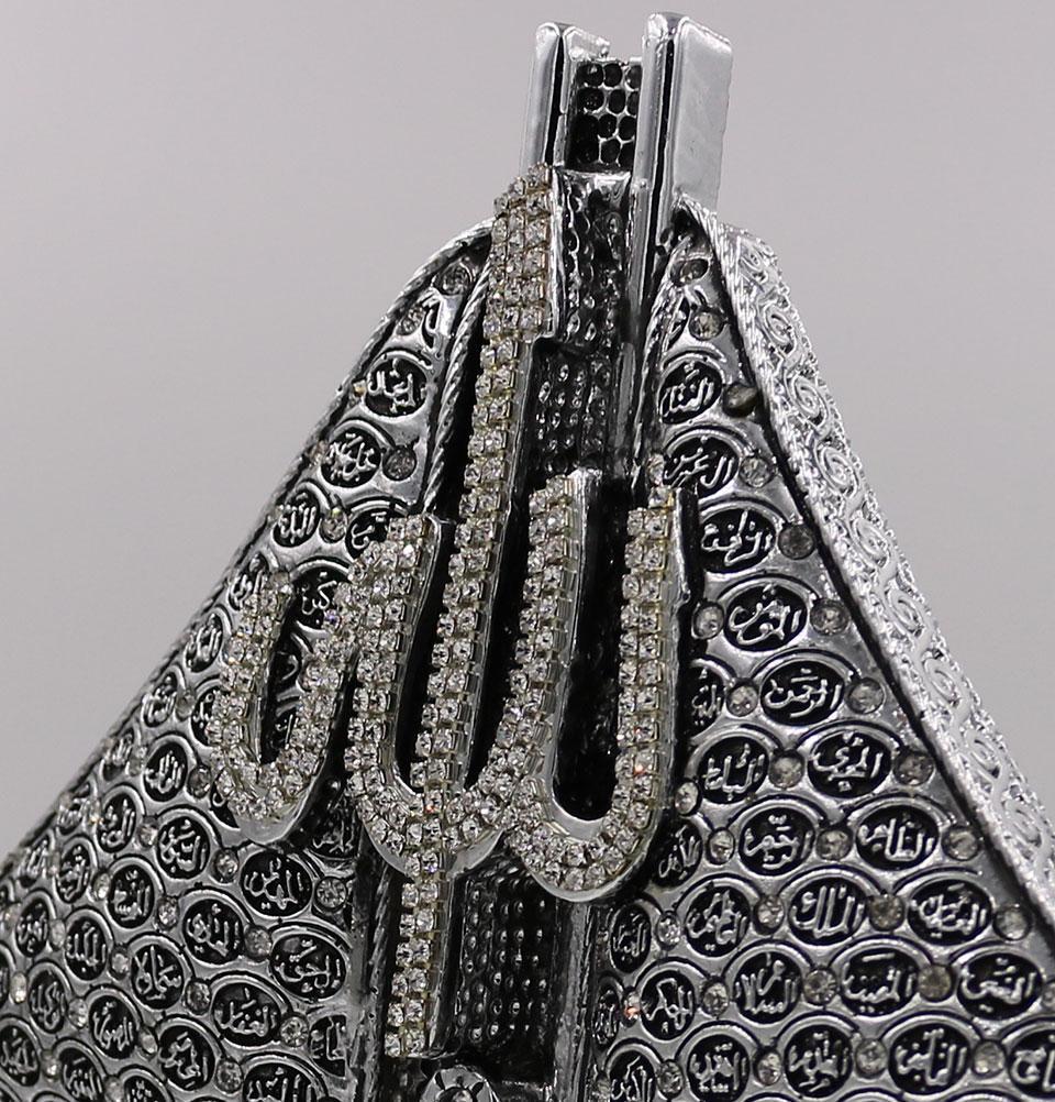 Modefa Islamic Decor Silver Islamic Table Decor 99 Names of Allah Sailboat M466 Silver