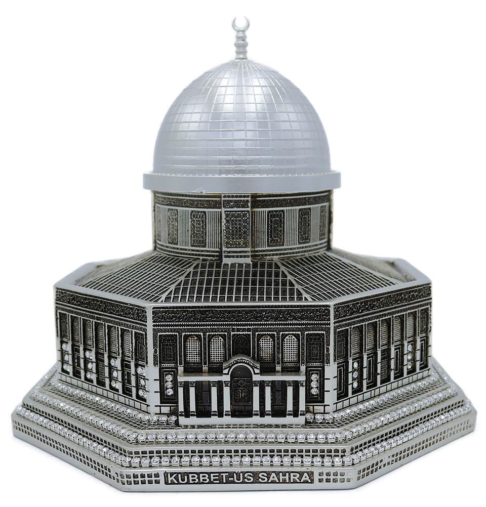 Modefa Islamic Decor Silver Islamic Table Decor Al Aqsa Dome of the Rock Replica - Silver