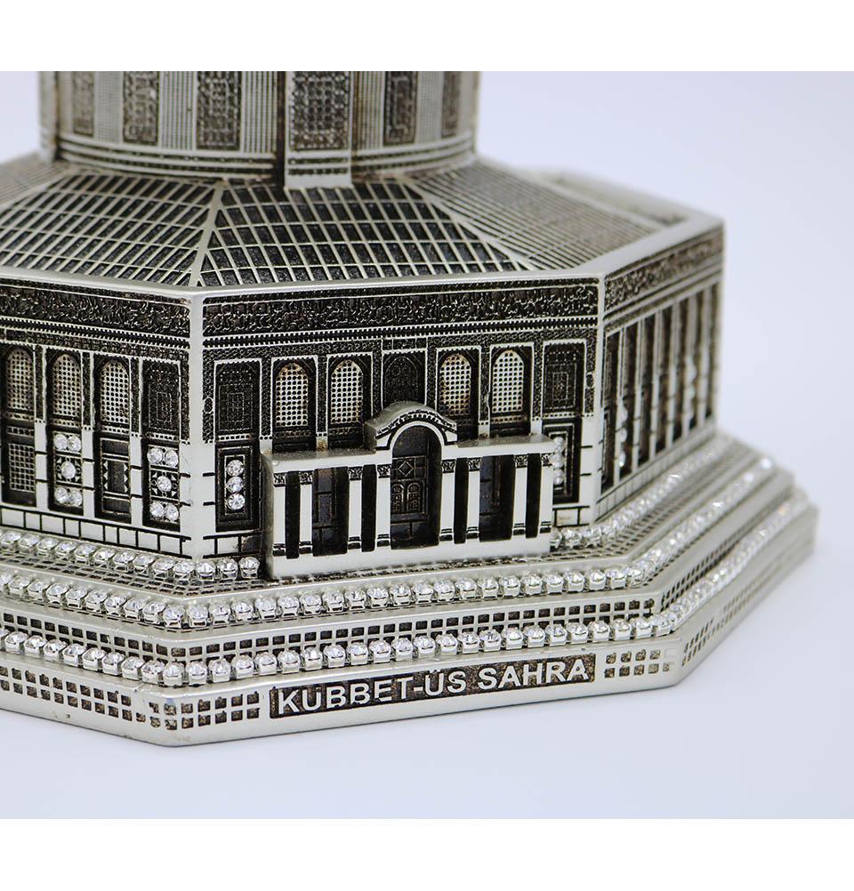 Modefa Islamic Decor Silver Islamic Table Decor Al Aqsa Dome of the Rock Replica - Silver