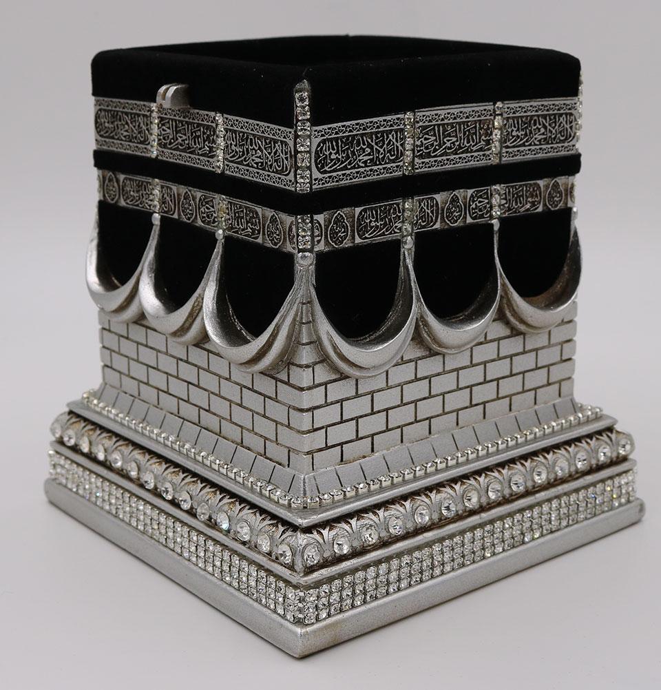 Islamic Table Decor Kaba Replica Silver MOD-008