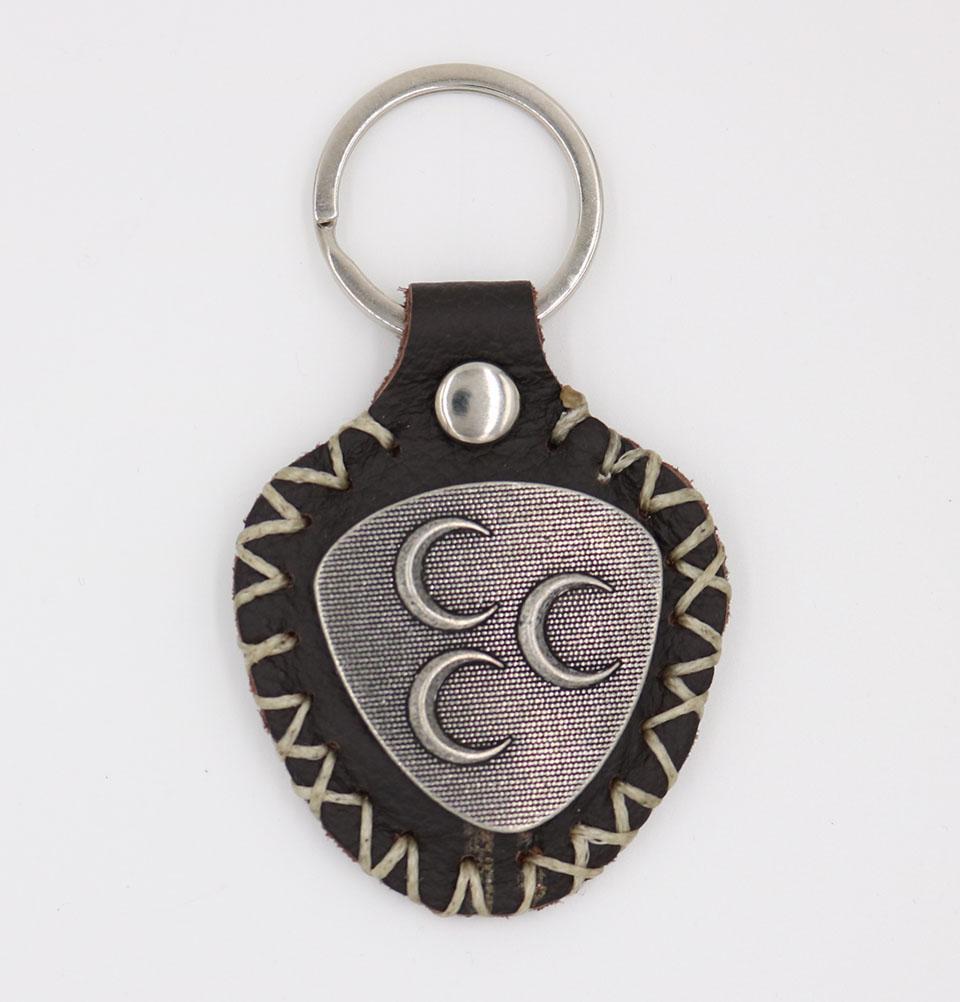 Ertugrul Islamic Ottoman 3 Crescents Metal Emblem Keychain