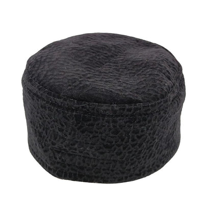 Islamic Men's Kufi Hat - Black Velvet