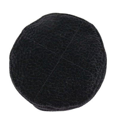 Islamic Men's Kufi Hat - Black Velvet