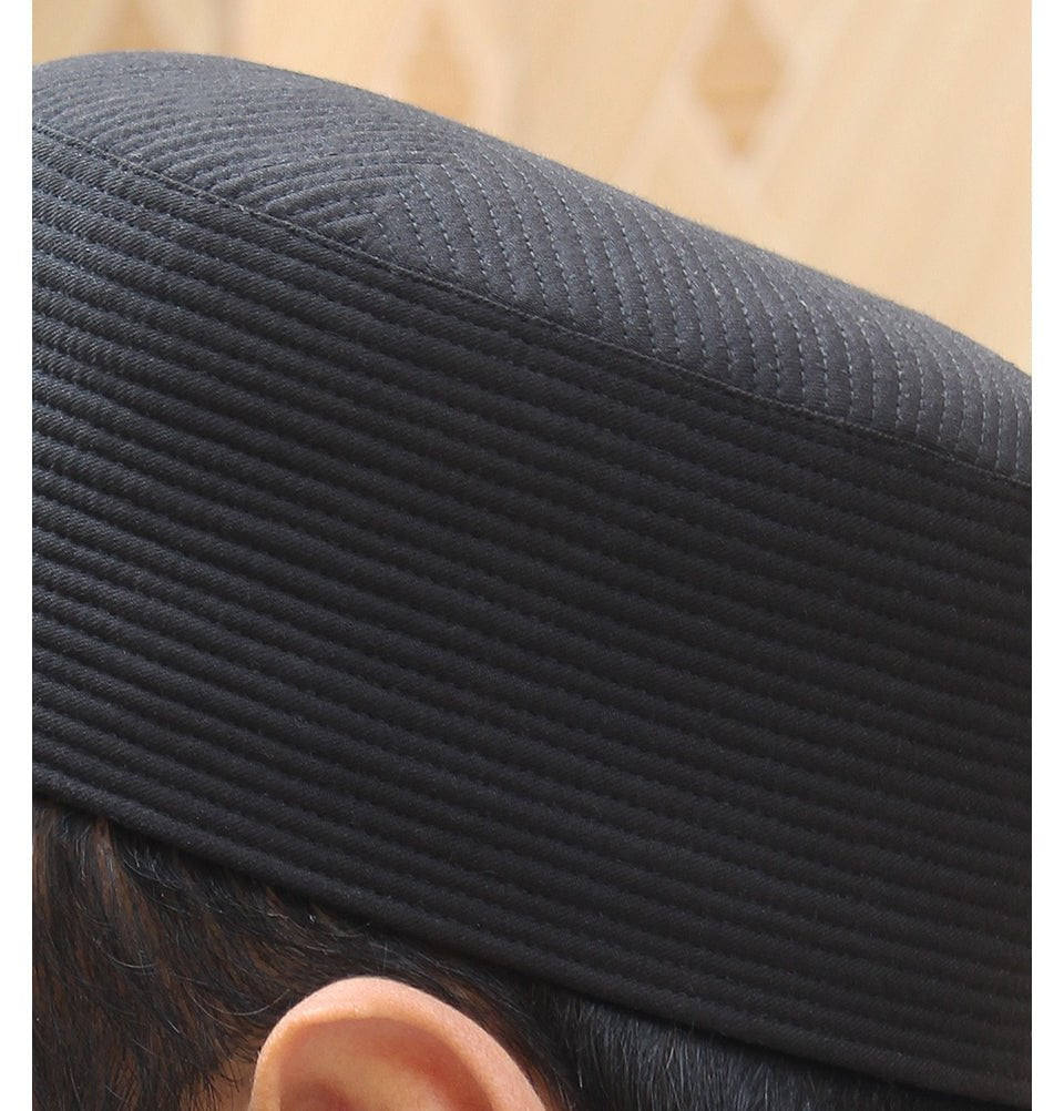 Modefa Kufi Men's Premium Islamic Turban Kufi - Black