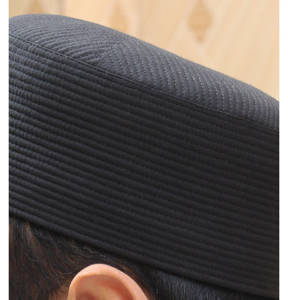 Modefa Kufi Men's Premium Islamic Turban Kufi - Black