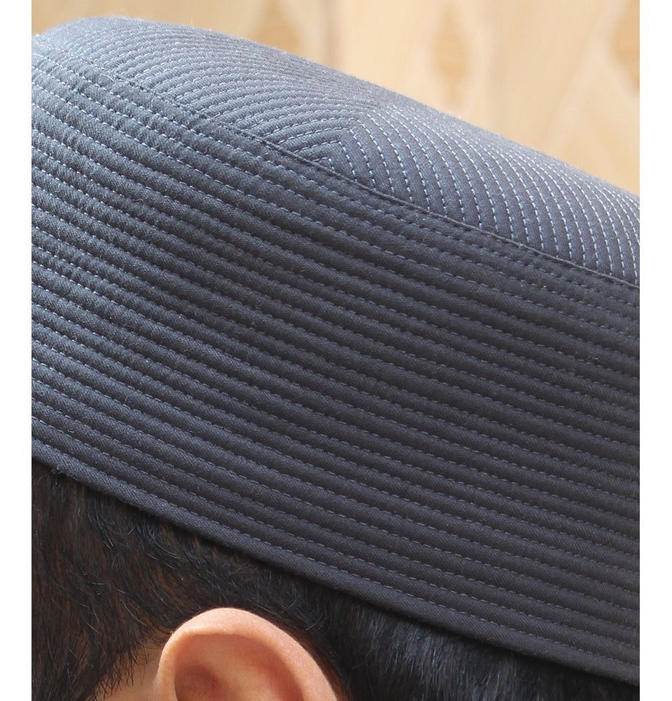 Modefa Kufi Men's Premium Islamic Turban Kufi - Dark Grey
