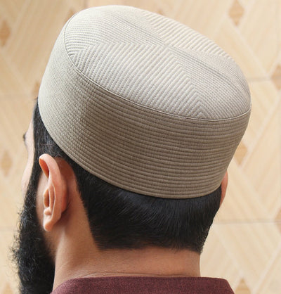 Modefa Kufi Men's Premium Islamic Turban Kufi - Mink