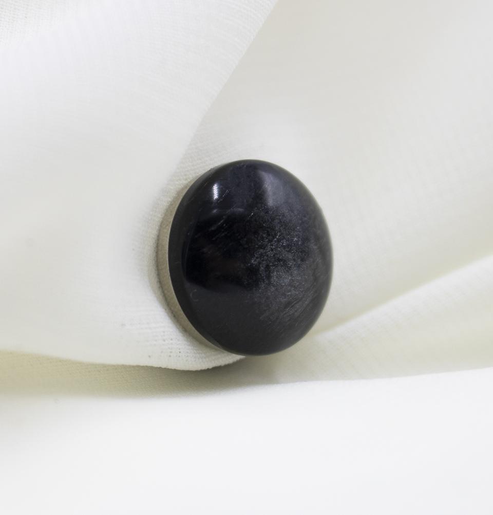 Modefa Magnetic pins Black Brushed Gloss Magnetic Hijab 'Pin' - Black