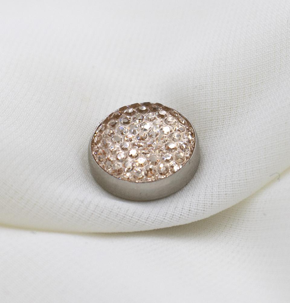 Bejeweled Magnetic Hijab 'Pin' - Blush