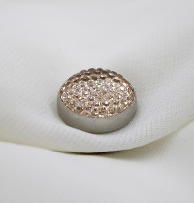 Bejeweled Magnetic Hijab 'Pin' - Blush