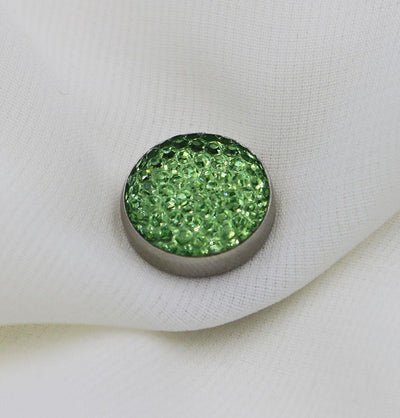 Modefa Magnetic pins Bright Green Bejeweled Magnetic Hijab 'Pin' - Bright Green