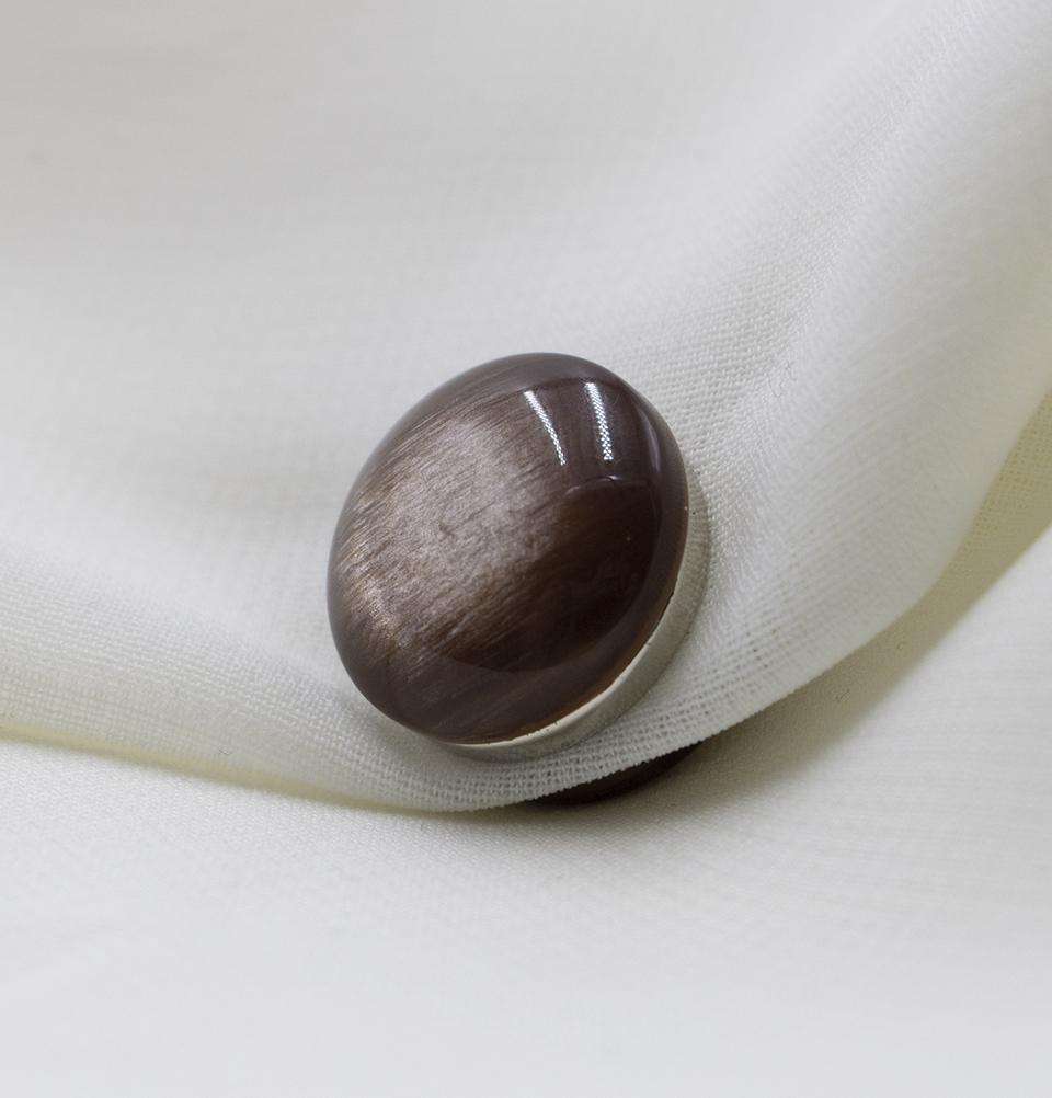 Modefa Magnetic pins Brown Brushed Gloss Magnetic Hijab 'Pin' - Brown