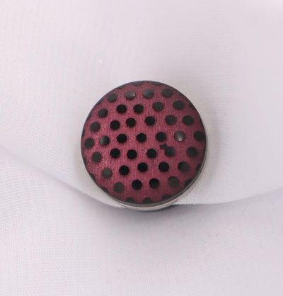 Magnetic Hijab Pin Polka Dot Dark Pink