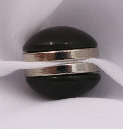Solid Glossy Magnetic Hijab Pin - Green