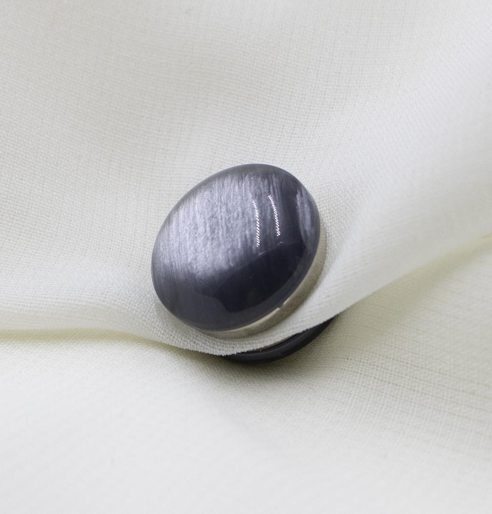 Modefa Magnetic pins Grey Brushed Gloss Magnetic Hijab 'Pin' - Grey