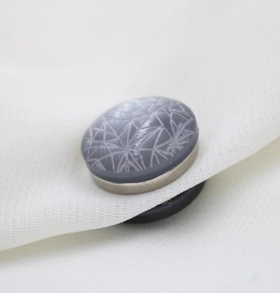 Modefa Magnetic pins Grey Star Crossed Magnetic Hijab 'Pin' - Grey