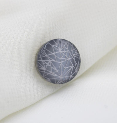 Modefa Magnetic pins Grey Star Crossed Magnetic Hijab 'Pin' - Grey